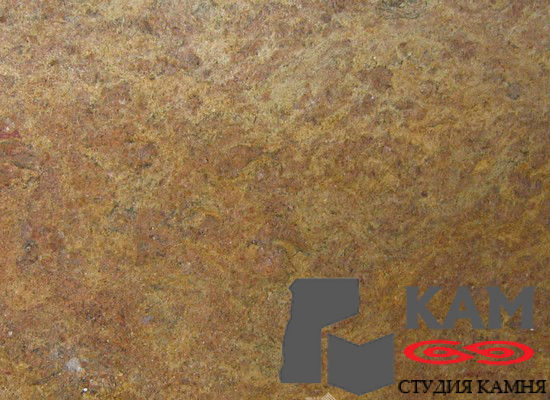 Натуральный камень гранит Golden Rivera (коричневый)