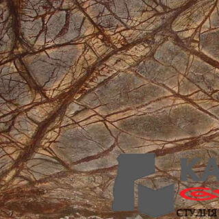 Натуральный камень мрамор Forest Brown (коричневый)