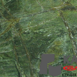 Натуральный камень мрамор Forest Green (зеленый)