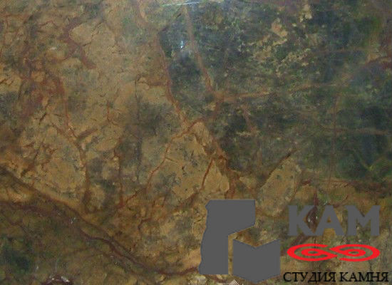 Натуральный камень мрамор Forest Multicolor (серый)