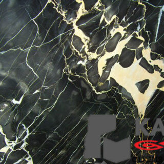 Натуральный камень мрамор Nero Portoro (черный)