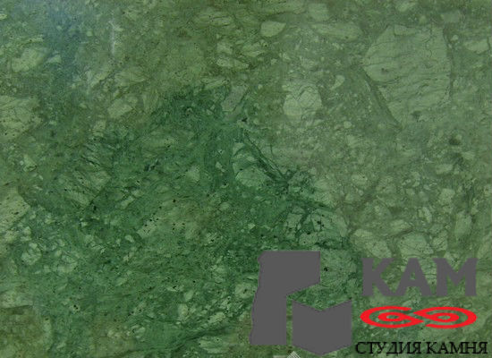 Натуральный камень мрамор Verde India (зеленый)